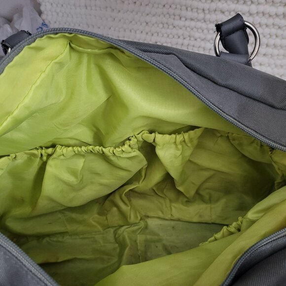 J.J. Cole Stone Arbor Satchel Diaper bag w/coin purse large tote storage - Picture 12 of 16